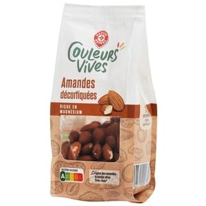 Couleurs Vives Amandes Décortiquées, Rich in Magnesium, Shelled Almonds