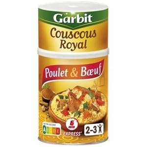 Garbit Couscous Royal Poulet & Bœuf, 2-3 Portions