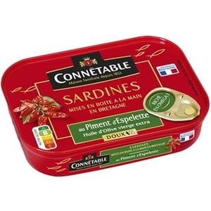 Connetable Sardines With Piment In Olive Oil 115g