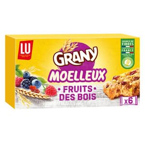LU Grany Moelleux Soft Biscuits with Forest Fruits