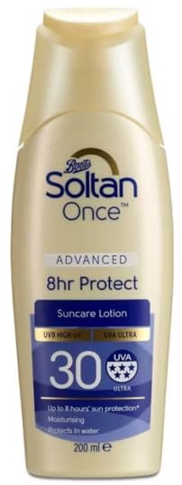 Soltan Once™ Advanced 8hr Protect Suncare Lotion, SPF 30, UVA Ultra, Moisturising, 200ml