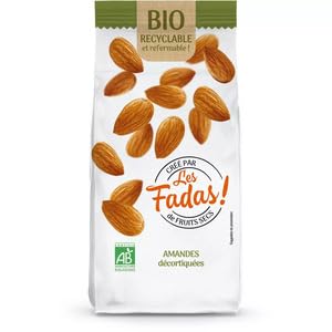 Les Fadas Amandes Décortiquées, Bio, Recyclable, Shelled Almonds