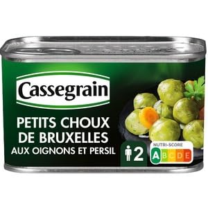 Cassegrain Small Brussel Sprouts Cuisinés (265g net) 400g