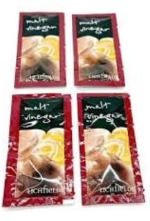 Lichfields Malt Vinegar Sachets, Single Portion Condiment Packets, 200 Sachets