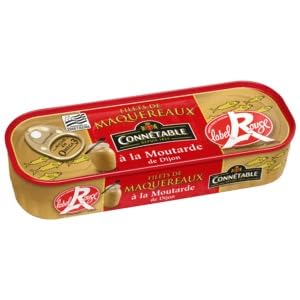 Connetable Filets De Maquereaux Moutarde Dijon 169g