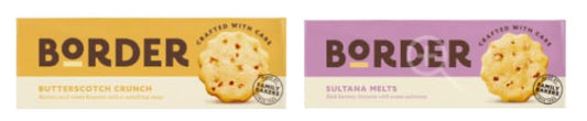 Border Butterscotch Crunch 135g & Sultana Melts Biscuits 135g