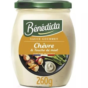 Bénédicta Sauce Gourmet Chèvre & Touche de Miel, 260g