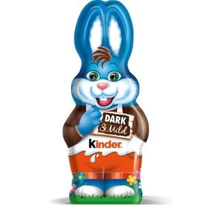 Kinder Dark et Mild Lapin au Chocolat Noir Moulage 1 Pièce 110g