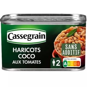 Cassegrain Haricots Coco Cuisinés aux Tomates (1/2) 435g