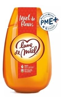 Lune de Miel, Miel de Fleurs Liquide (Squeeze Bottle) 500g