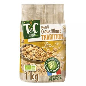Terres & Cereales Muesli Croustillant Tradition BIO 1kg