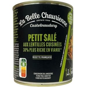 La Belle Chaurienne Petit Salé aux Lentilles Cuisinées, 800g