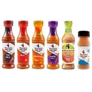 Nando's Lovers Selections Set of 6: 5x125ML Sauces & 1xPeri-Peri Salt