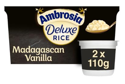 Ambrosia Deluxe Rice, Madagascan Vanilla, 2x110g