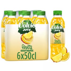 Volvic Juicy Exotic Fruits Water 6x50cl