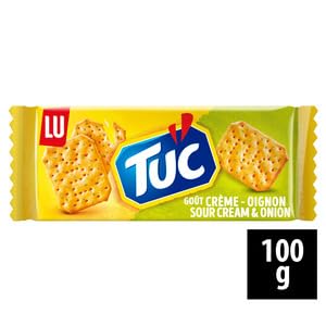 LU TUC Sour Cream & Onion Crackers, 100g