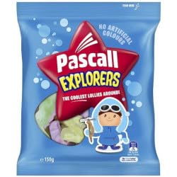 Pascall Explorers Lollies, No Artificial Colours, 150g