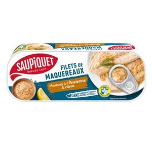 Saupiquet Filets De Maquereaux Moutarde Ancienne Et Citron 169g