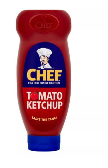 Chef Tomato Ketchup, Bold Irish Flavour, Top Down Squeezy Bottle, 390g