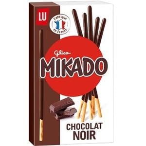 Mikado Dark Chocolate Biscuit Sticks, Chocolat Noir, Made in France