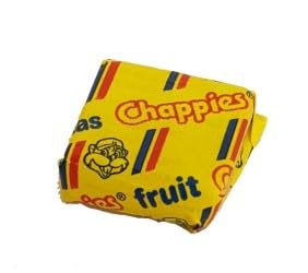 Chappies Bubblegum, Fruit Assorted Flavour, Chewing Gum, 5g