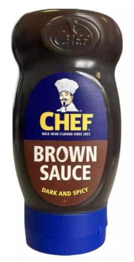 Chef Brown Sauce, Dark and Spicy, Bold Irish Flavour, Squeezy Bottle