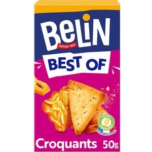 Belin Best Of Croquants Crackers, Extra Fin, 50g