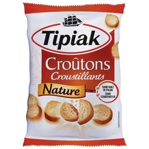 Tipiak Croutons Croustillants Nature, Plain Croutons 75g