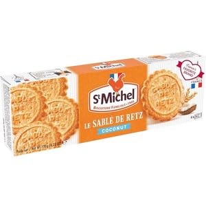 St Michel Le Sable de Retz Coconut Shortbread Biscuits, 175g