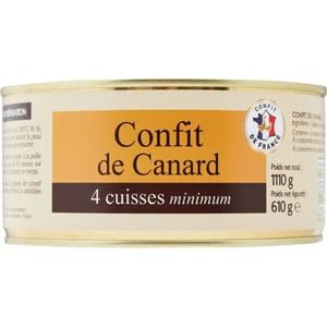 Confit de France Confit De Canard 4 Cuisses 1.11kg