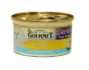 Gourmet Gold Senior Pate With Oceanfish 85g