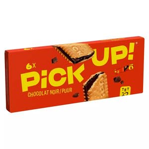 PiCK UP! Dark Chocolate Biscuit Bars, Chocolat Noir