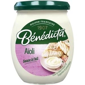 Bénédicta Aïoli Sauce à l'Ail, Garlic Condiment, 260g