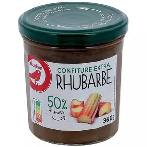 Auchan Confiture Extra de Rhubarbe 360g