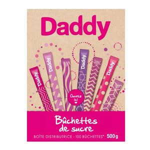Daddy Powdered Sugar Sticks (x100) 500g