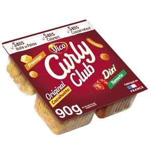 Vico Curly Club Snack Mix, Curly Club 4 Flavours 75g