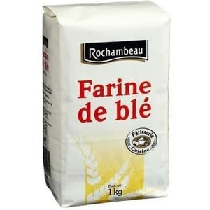 Rochambeau Farine de Blé, Wheat Flour for Pâtisserie and Cuisine, 1kg