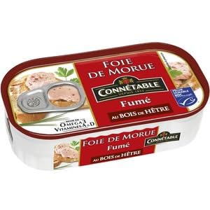 Connetable Foie de Morue Fume 125ml
