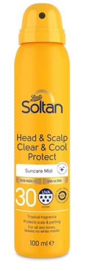 Soltan Head & Scalp Clear & Cool Protect Suncare Mist, SPF 30, UVA Ultra, 100ml