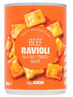 ASDA Beef Ravioli in a Rich Tomato Sauce 400g