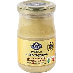Nos Regions Moutarde de Bourgogne au Vin Blanc A.O.C. IGP Jar 200g