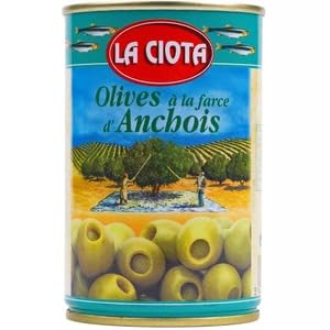 LA CIOTA Green Olives Stuffed with Anchovies 2/1 120g