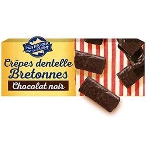 Crêpes Dentelle Bretonnes au Chocolat Noir