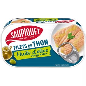 Saupiquet Filets de Thon Huile Olive Vierge Extra 115g