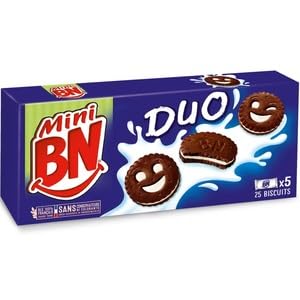 Mini BN Duo Chocolate Biscuits, 25 Biscuits