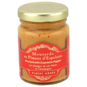 Albert Menes Mustard with Espelette Pepper, 100g