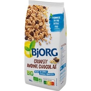 Bjorg Crousti' Avoine Chocolat BIO Céréale Complète, 500g