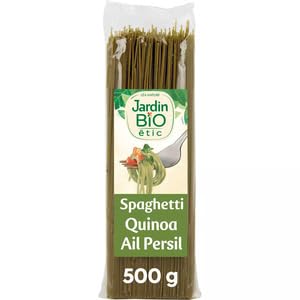 Jardin BiO étic Spaghetti Quinoa Ail Persil, 500g