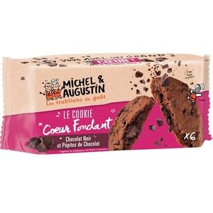 Michel & Augustin Coeur Fondant Cookie with Dark Chocolate and Chocolate Chips