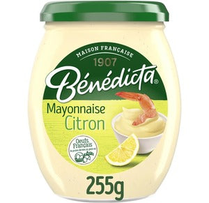 Benedicta Mayonnaise Citron 255g - French Lemon Mayonnaise